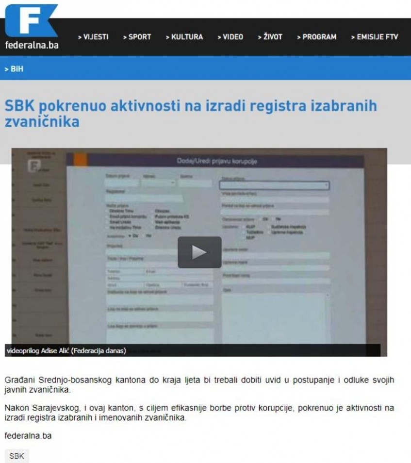 Borba protiv korupcije u SBK