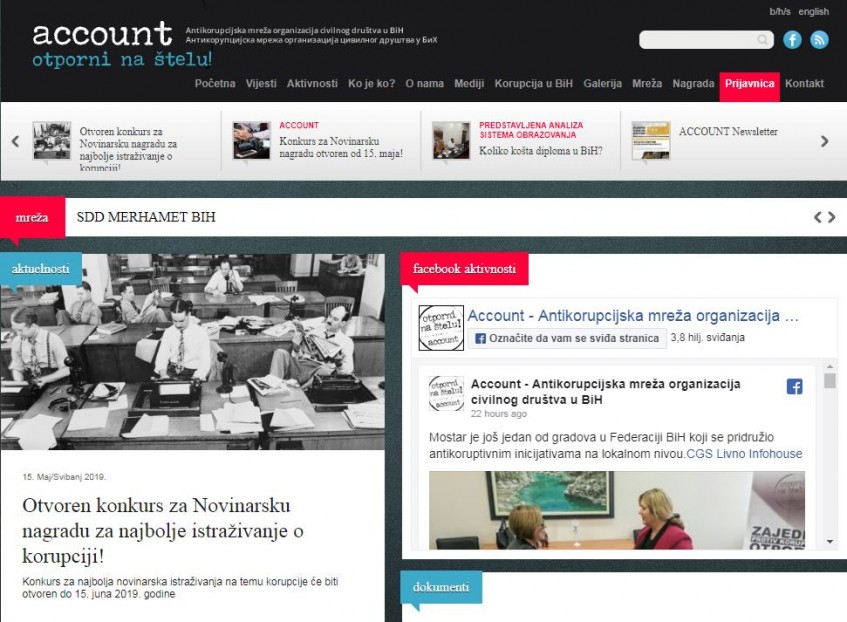 Antikorupcijska suradnja Mostara i ACCOUNT-a