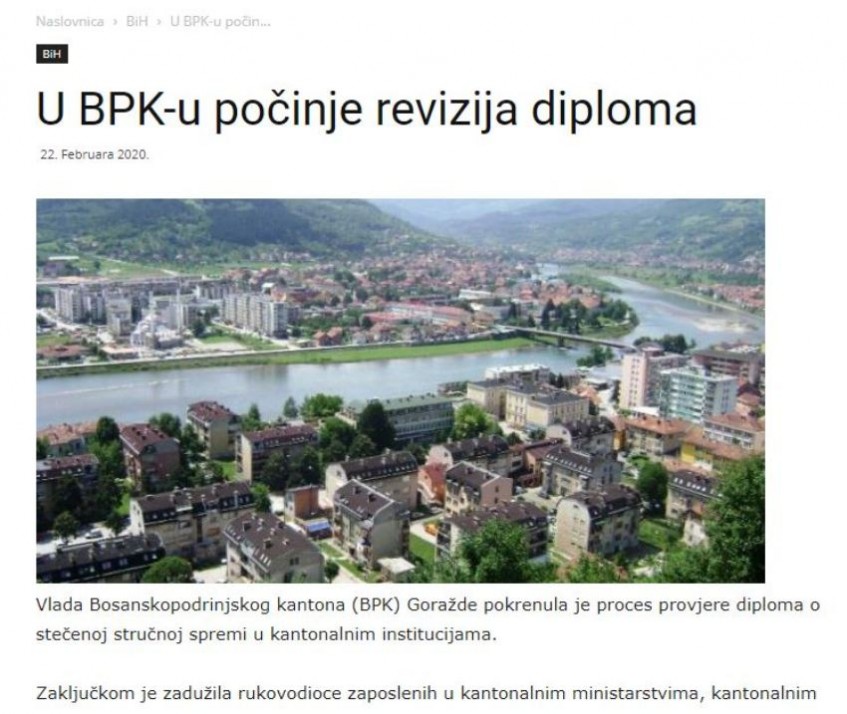U BPK-u počinje revizija diploma