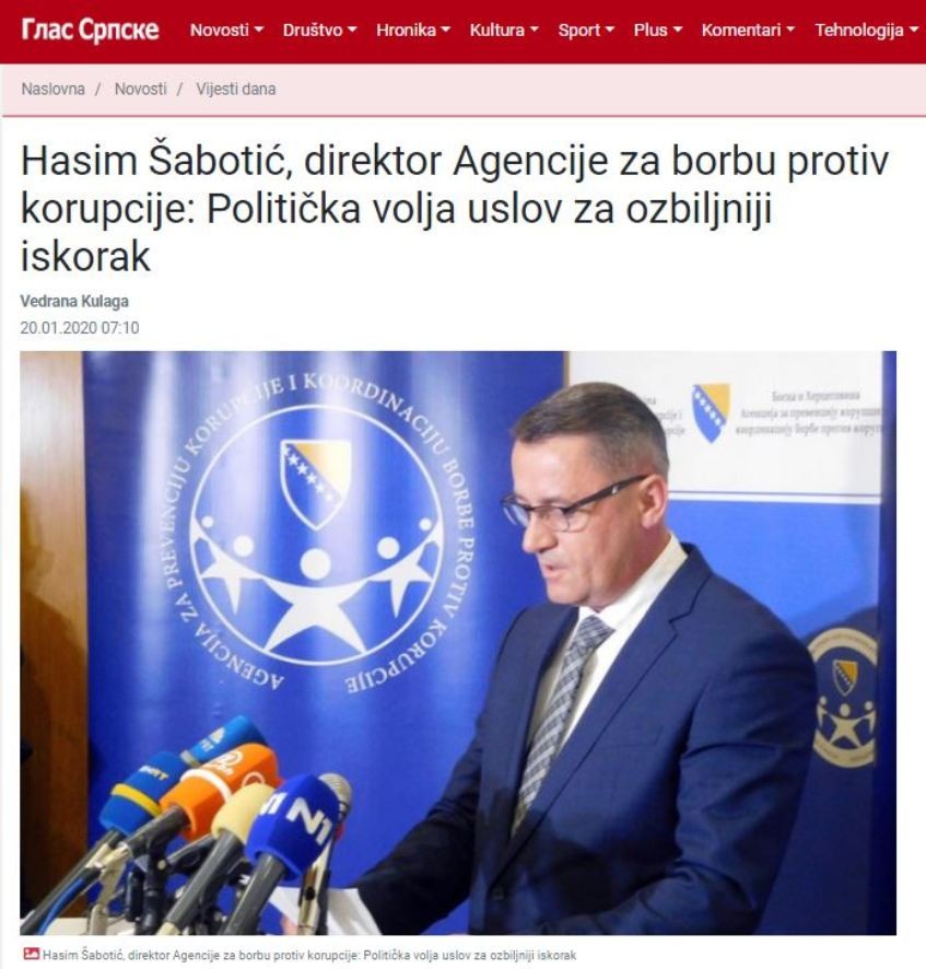 Politička volja uslov za ozbiljniji iskorak u borbi protiv korupcije