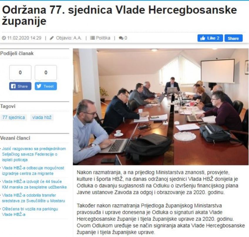 Imenovan Antikorupcioni tim, novi predsjednik Boris Paštar