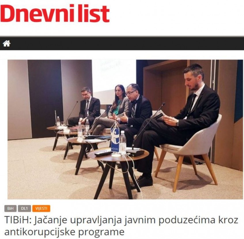 Jačanje upravljanja javnim poduzećima kroz antikorupcijske programe